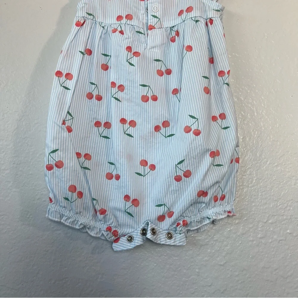 Baby Girls Cherries Romper Just‎ One You